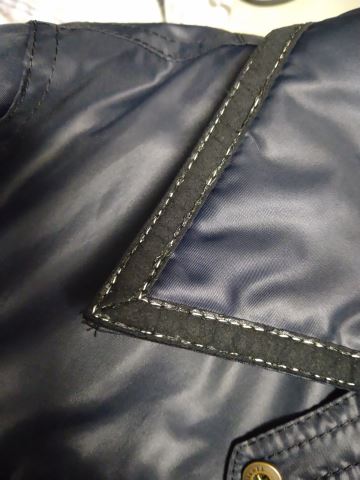 28 剥がれた合皮のテープを交換する　合成皮革　剥離