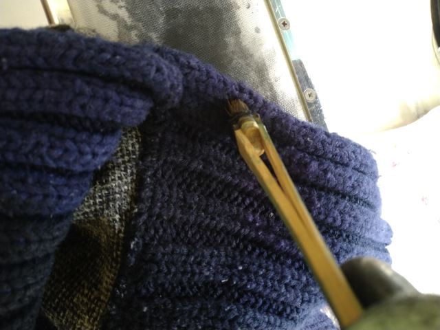 14 焼けたエリを直す