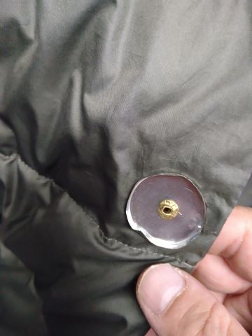 12 くるみドットボタンを直す　剥がれたくるみドットボタン